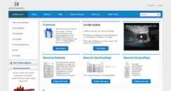 Desktop Screenshot of phcosmetics.ch